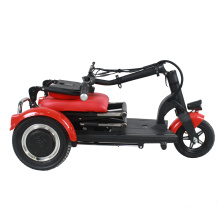 300W dual motor folding mobility scooter power electric wheelchair